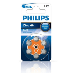 PHILIPS Zinc Air ZA13 batérie do načúvacích prístrojov 1, 4V oranžová 6 kusov vyobraziť