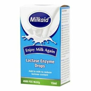 MILKAID Lactase enzyme drops kvapky do mlieka 15 ml vyobraziť