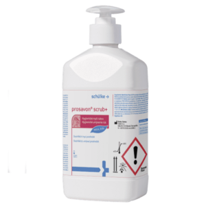 PROSAVON Scrub+ dezinfekčný umývací prostriedok, s dávkovačom 500 ml vyobraziť