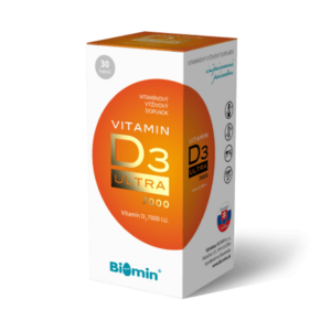 BIOMIN Vitamín D3 ultra 7000 I.U. 30 kapsúl vyobraziť