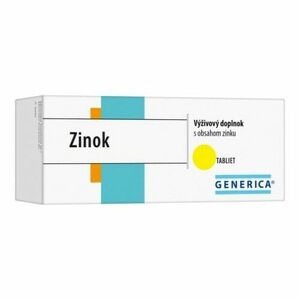 GENERICA Zinok 25 mg 90 tabliet vyobraziť