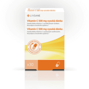 LIVSANE Vitamín C 500 mg vysoká dávka 30 kapsúl s postupným uvoľňovaním vyobraziť