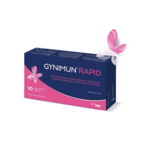 GYNIMUN Rapid vaginálne čapíky 10 kusov vyobraziť