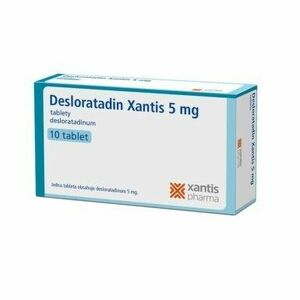 DESLORATADIN Xantis 5 mg 10 tabliet vyobraziť