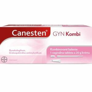 CANESTEN GYN Kombi vaginálna tableta 500 mg + krém 20 g vyobraziť