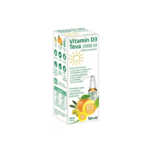 TEVA Vitamín D3 2000 IU sprej, pomarančová príchuť 10 ml vyobraziť