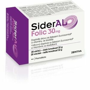 SIDERAL Folic 30 mg 20 vrecúšok vyobraziť