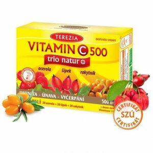 TEREZIA Vitamín C 500 trio natur+ 60 kapsúl vyobraziť