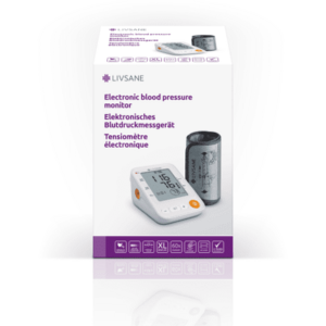 LIVSANE Elektronicky monitor krvneho tlaku tlakomer s manžetou na rameno 1 kus vyobraziť