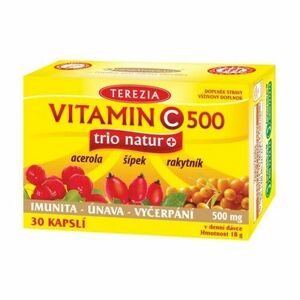 TEREZIA Vitamín C 500 trio natur+ 30 kapsúl vyobraziť