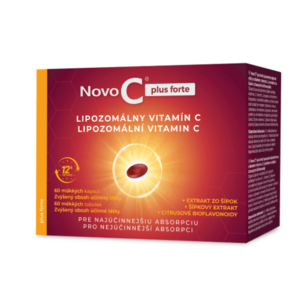 NOVO C Plus forte lipozomálny vitamín C s extraktom zo šípok a citrusovými bioflavonoidmi 60 kapsúl vyobraziť