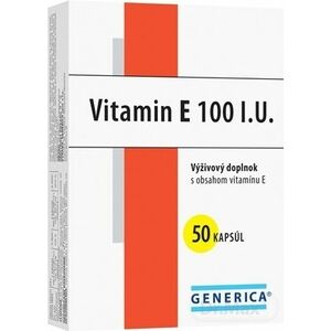 GENERICA Vitamin E 100 I.U. vyobraziť