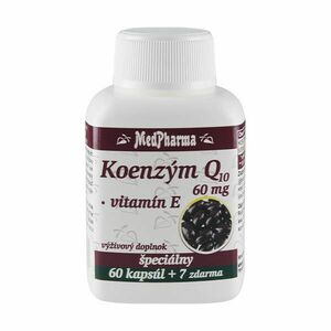 MedPharma KOENZÝM Q10 60 mg + Vitamín E vyobraziť