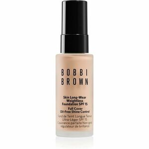 Bobbi Brown Mini Skin Long-Wear Weightless Foundation dlhotrvajúci make-up SPF 15 odtieň Warm Porcelain 13 ml vyobraziť