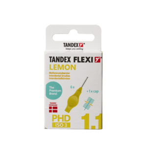 Tandex Flexi medzizubné kefky žlté 0, 7 mm, 6 ks vyobraziť