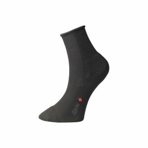Ponožky s jemným zovretím lemu "Roll-top" - s mikroplyšom - čierne - Ovecha Veľkosť: 25-26 vyobraziť