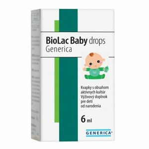 GENERICA BioLac Baby drops 6ml vyobraziť