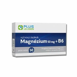 PLUS LEKÁREŇ Magnézium 50 mg + B6 50ks vyobraziť