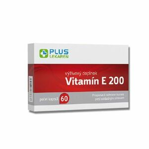 Plus Lekáreň Vitamín E 200 60 cps vyobraziť