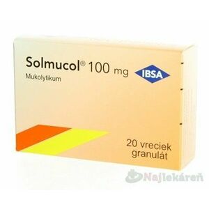 Solmucol na vykašliavanie 20 x 100 mg vyobraziť
