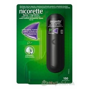 Nicorette Spray 1mg/dávka aer ora 150 dávok 13, 2 ml - Nicorette Spray 1mg/dávka aer.ora.1 x 13, 2 ml/150dávok vyobraziť