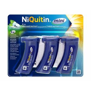 NiQuitin Mini pastilky proti fajčeniu 4mg 60ks vyobraziť