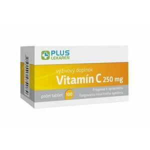 Plus Lekáreň Vitamín C 250mg 100 tbl vyobraziť