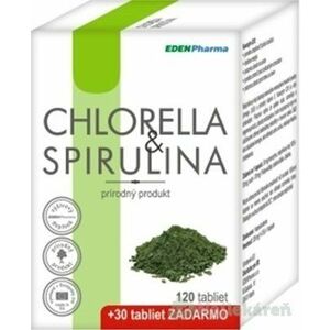 EdenPharma Chlorella + Spirulina 150 tbl. vyobraziť