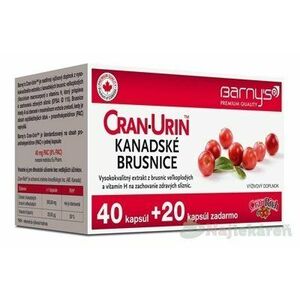 Barnys Cran-Urin Kanadské brusnice 40+20 cps vyobraziť