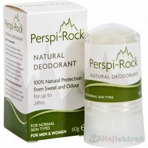 Perspi-Rock Natural Deodorant pre mužov - Perspi-Rock Natural minerálny dezodorant tuhý kryštál (100% Natural Protection) 60 g vyobraziť