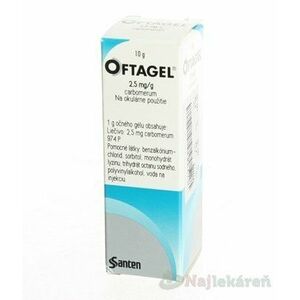 OFTAGEL 2, 5 mg/g gél na suché oči 10 g vyobraziť