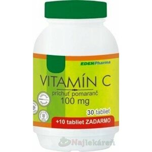 EDENPharma VITAMÍN C 100 mg príchuť pomaranč 40 tabliet vyobraziť