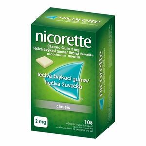 Nicorette Classic Gum 2 mg proti fajčeniu 105ks vyobraziť