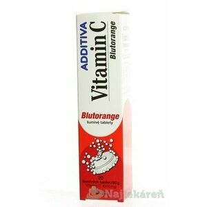 Additiva Vitamín C Blutorange 20 šumivých tabliet vyobraziť