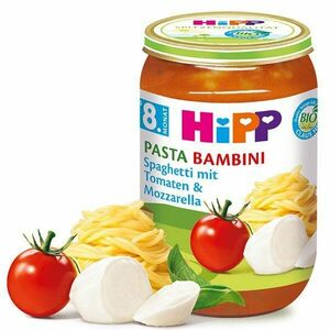 HiPP Príkrm Špagety s rajčinami a mozzarellou Junior menu od ukonč. 8. mesiaca 220 g vyobraziť
