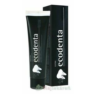 Ecodenta Čierna bieliaca zubná pasta s uhlím a extraktom Teavigo (Black Whitening Toothpaste) 100 ml, Akcia vyobraziť