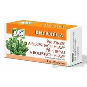 Fyto Pharma Rhodiola pri strese a bolestiach hlavy 30 cps, Exspirácia!, Akcia vyobraziť