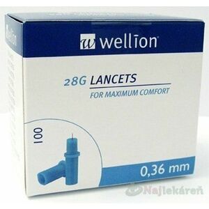Wellion lancety 100 ks - Wellion LANCETS 28G Lanceta sterilná 100 ks vyobraziť