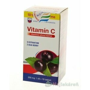 DZSK Vitamin C 200mg Acai 70 tabliet vyobraziť