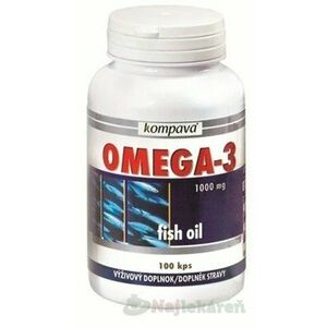 kompava OMEGA-3 1000 mg na správnu funkciu srdca, 100ks vyobraziť