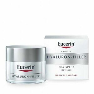 Eucerin Hyaluron-Filler + 3x EFFECT Denný krém SPF 15 pre suchú pleť 50ml - Eucerin Hyaluron - Filler Intenzívny vypĺňajúci denný krém proti vráskam pre suchú pleť 50 ml vyobraziť