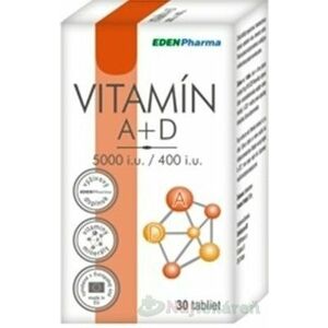 EdenPharma Vitamín A + D 5000 I.U./ 400 I.U. 30 tabliet vyobraziť