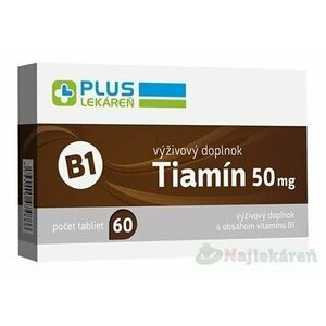 PLUS LEKÁREŇ Tiamín 50 mg (vitamín B1) 60ks vyobraziť