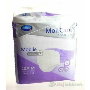 MoliCare Premium Mobile 8 kvapiek M fialové, plienkové nohavičky naťahovacie, 14ks vyobraziť