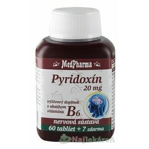 MedPharma PYRIDOXÍN 20 mg (vitamín B6) 67 tabliet, Akcia vyobraziť
