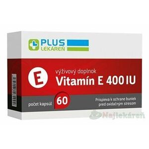 PLUS LEKÁREŇ Vitamín E 400 IU 60ks vyobraziť
