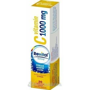 Revital Vitamín C 1000 mg s príchuťou citrón 20 šumivých tabliet, Akcia vyobraziť