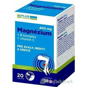 PLUS LEKÁREŇ Magnézium 400 mg+B komplex+vitamín C vyobraziť
