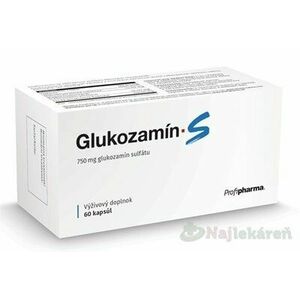 Profipharma Glukozamín S, výživový doplnok vo forme kapsúl, 60 ks vyobraziť