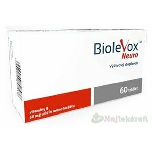 BIOLEVOX Neuro s kyselinou listovou a vitamínom B, 60tbl, Akcia vyobraziť